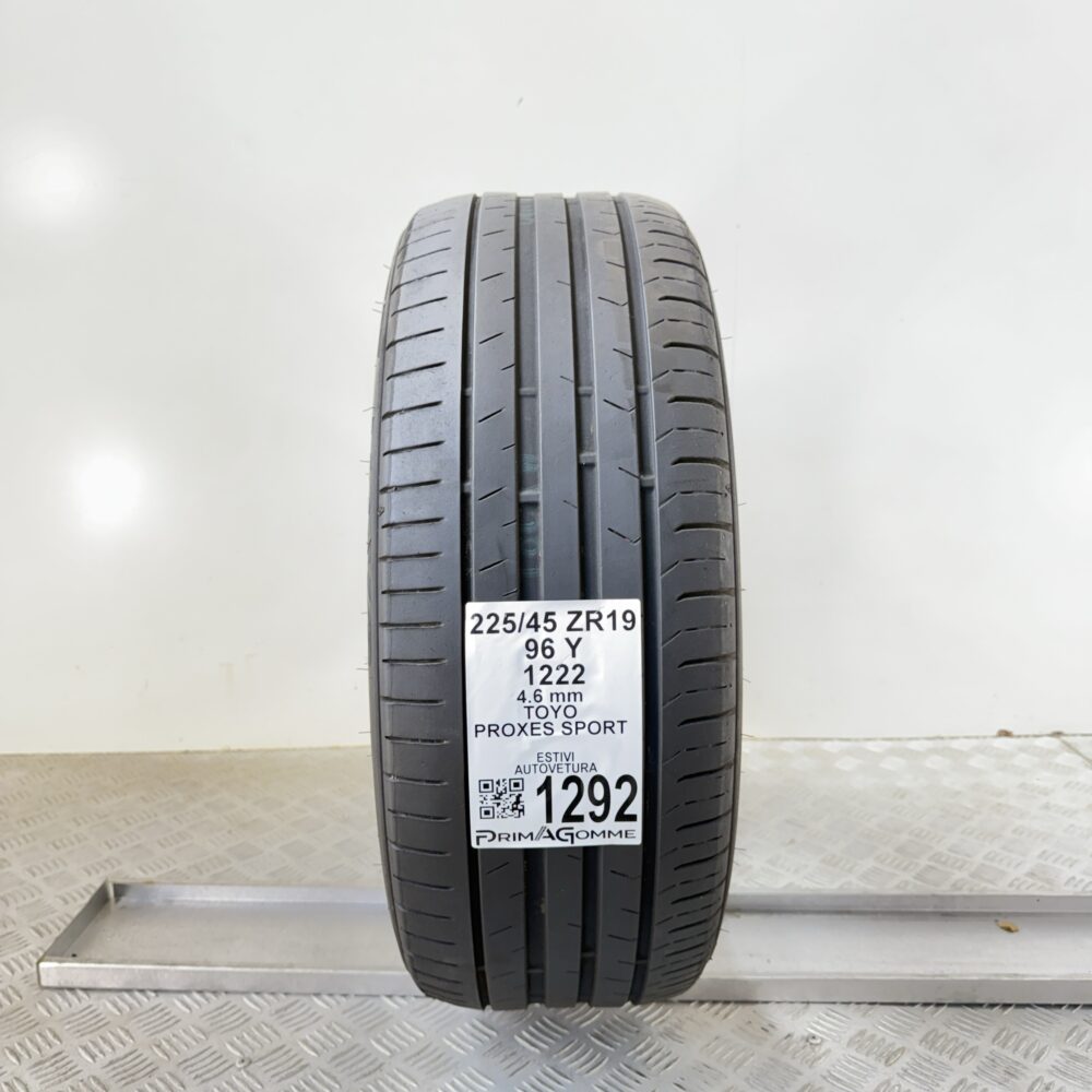 Pneumatico Usato 225 45 ZR19 96Y Toyo Proxes Sport Estivo | Gomme Usate | PrimaGomme.it Pneumatico usato 225 45 ZR19 Toyo Proxes Sport - foto 2
