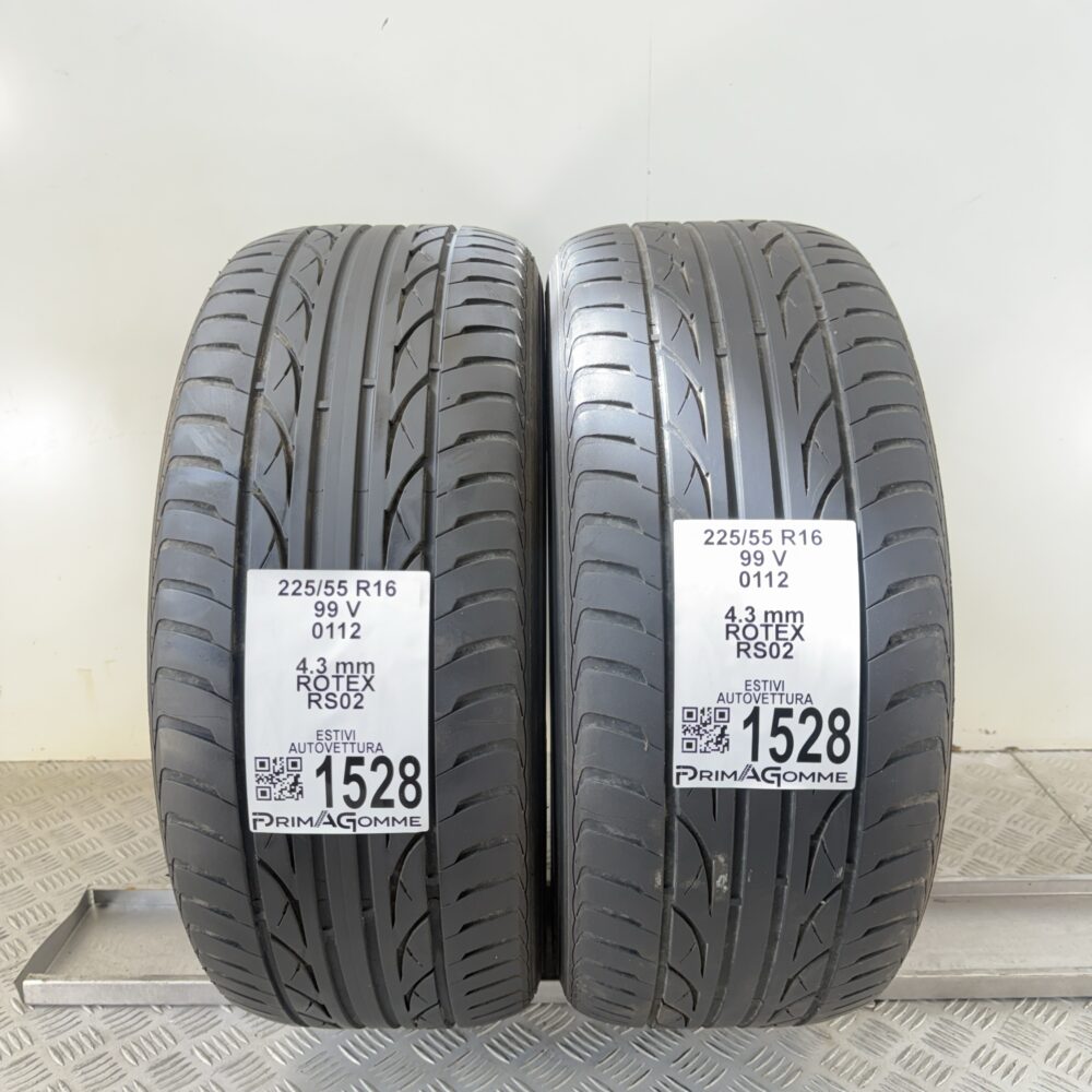 Gomme Usate 225 55 R16 99V Rotex RS02 Estive | Gomme Usate | PrimaGomme.it Gomme Usate 225 55 R16 99V Rotex RS02 Estive