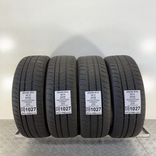 Gomme Usate 205/50 R19 94H Bridgestone Turanza 78% Estive