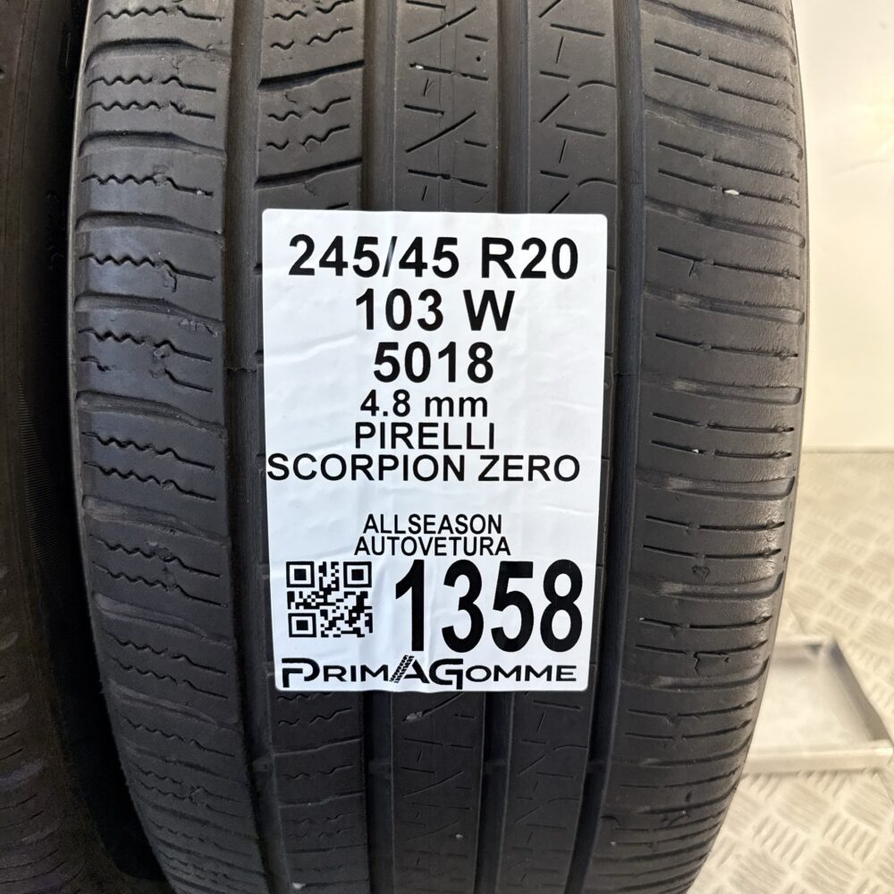 Gomme Usate 245 45 R20 103W Pirelli Scorpion Zero Estive | Gomme Usate | PrimaGomme.it Gomme Usate 245 45 R20 103W Pirelli Scorpion Zero Estive - immagine 3
