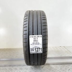 Gomma Usata 215 45 ZR18 93Y Michelin Pilot Sport 4 Estiva