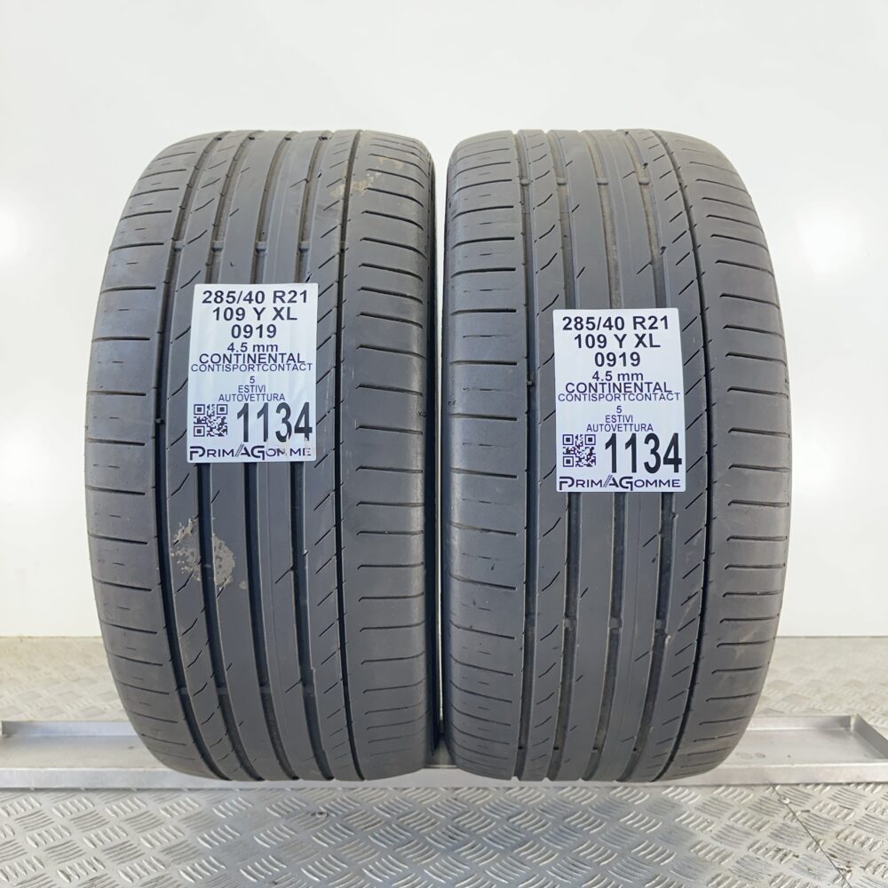 Gomme Usate 285 40 R21 XL 109Y Continental ContiSportContact 5 Estive | Gomme Usate | PrimaGomme.it Gomme Usate 285 40 R21 XL 109Y Continental ContiSportContact 5 Estive