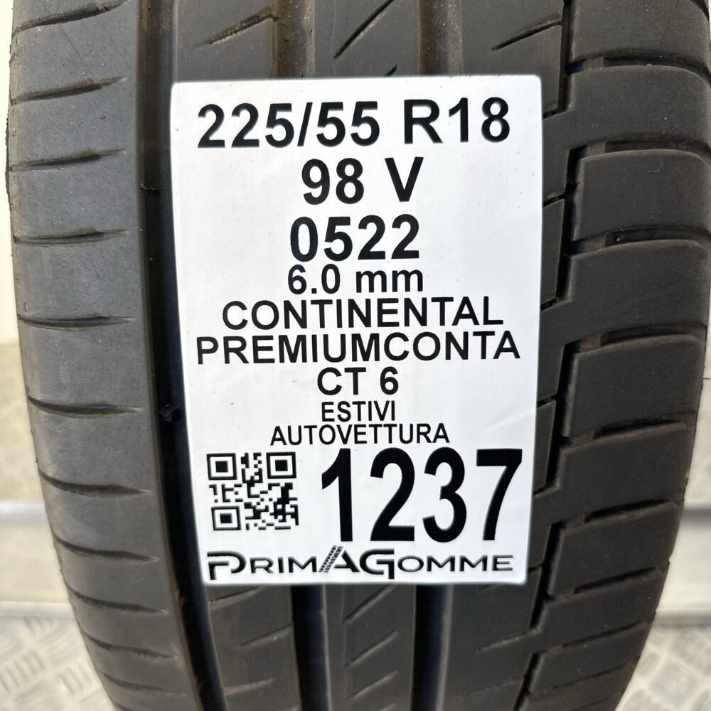 Pneumatico Usato 225 55 R18 98V Continental PremiumContact 6 86% Estivo | Gomme Usate | PrimaGomme.it Pneumatico usato 225 55 R18 Continental PremiumContact 6 - foto 4