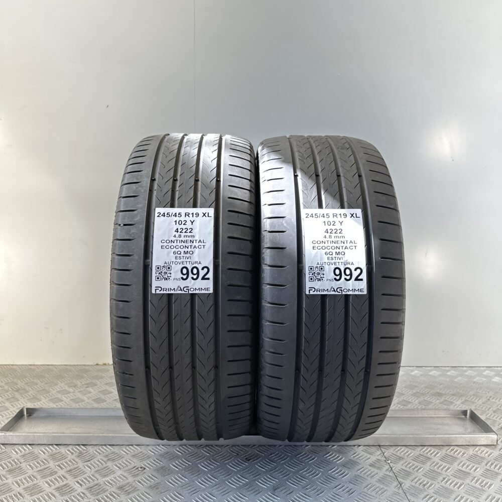 Gomme Usate estive 245 45 R19 XL 102Y Continental Ecocontact Estive | Gomme Usate | PrimaGomme.it Gomme Usate estive 245 45 R19 XL 102Y Continental Ecocontact Estive - immagine 7