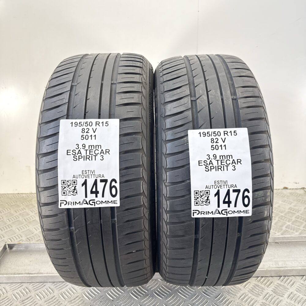 Gomme Usate 195 50 R15 82V ESA TECAR SPIRIT 3 Estive | Gomme Usate | PrimaGomme.it Gomme Usate 195 50 R15 82V ESA TECAR SPIRIT 3 Estive
