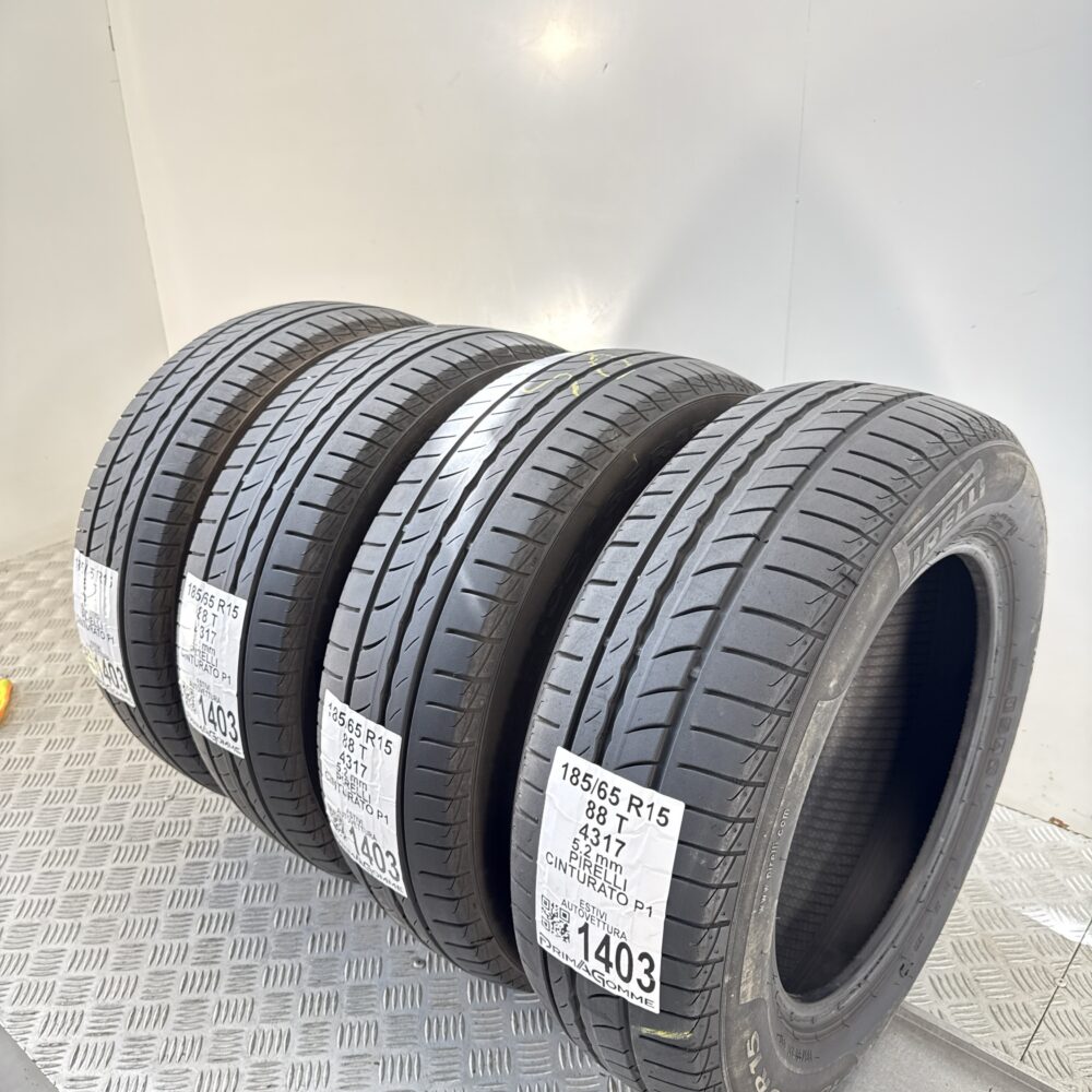 Gomme Usate 185 65 R15 88T Pirelli Cinturato P1 74% Estive | Gomme Usate | PrimaGomme.it Gomme Usate 185 65 R15 88T Pirelli Cinturato P1 74% Estive - immagine 8