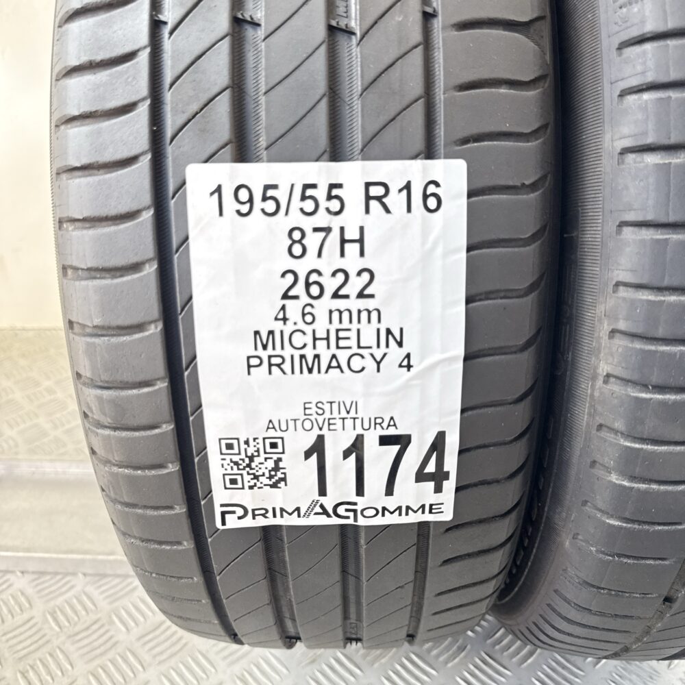 Gomme Usate 195 55 R16 87H Michelin Primacy 4 Estive | Gomme Usate | PrimaGomme.it Gomme Usate 195 55 R16 87H Michelin Primacy 4 Estive - immagine 3