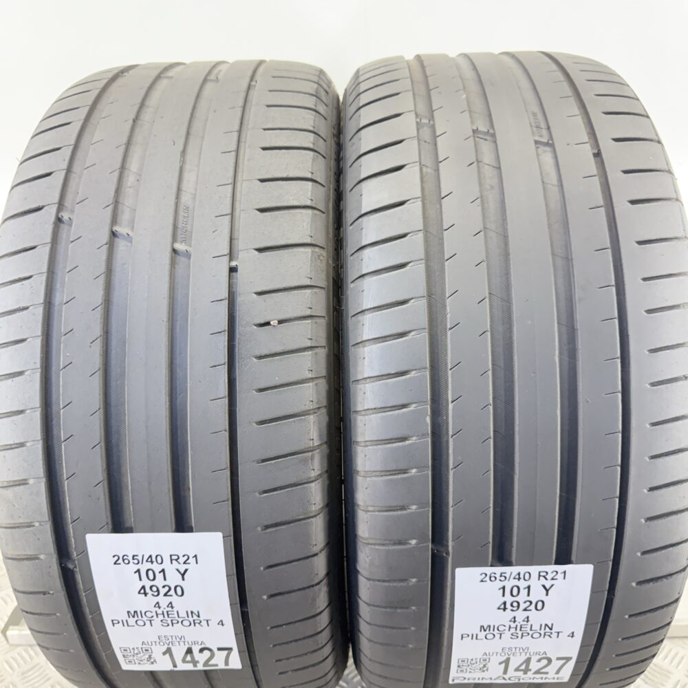 Gomme Usate 265 40 R21 101Y Michelin Pilot Sport 4 Estive | Gomme Usate | PrimaGomme.it Gomme Usate 265 40 R21 101Y Michelin Pilot Sport 4 Estive - immagine 13