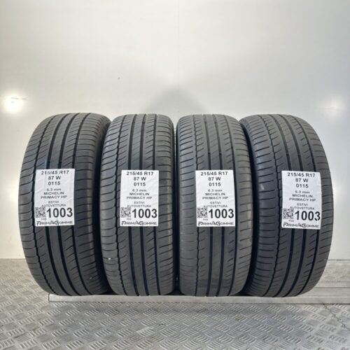 Gomme Usate 215 45 R17 87W Michelin Primacy HP 90% Estive