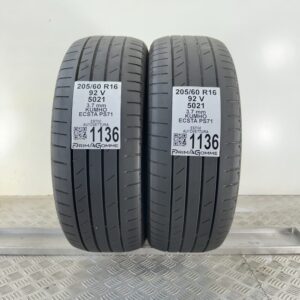 Gomme Usate 205 60 R16 92V Kumho Ecsta PS71 Estive