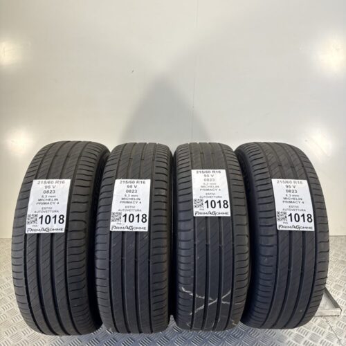 Gomme Usate 215 60 R16 95V Michelin Primacy 4 75% Estive