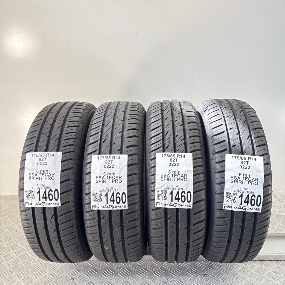 Gomme Usate 175 65 R14 82T ESA TECAR Spirit Pro 86% Estive | Gomme Usate | PrimaGomme.it Gomme Usate 175 65 R14 82T ESA TECAR Spirit Pro 86% Estive