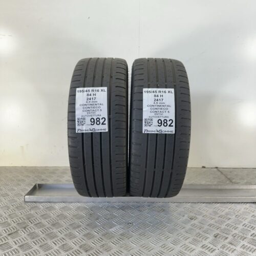 Gomme Usate 195 45 R16 XL 84H Continental ContiEcoContact 5 Estive