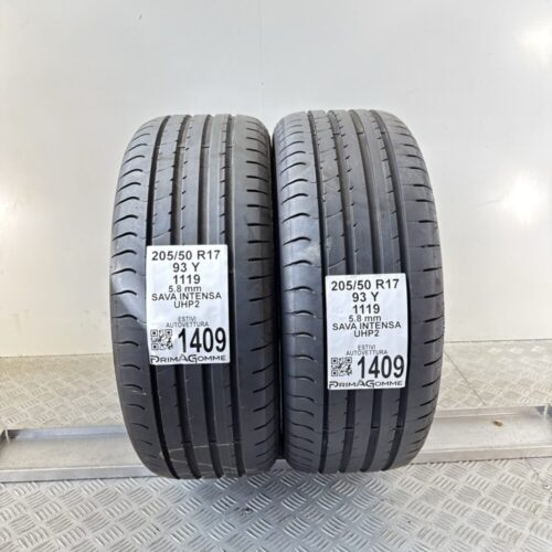 Gomme Usate 205 50 R17 93Y Sava Intensa UHP2 82% Estive