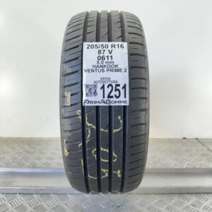 Pneumatico Usato 205 50 R16 87V Hankook Ventus Prime 2 71% Estivo
