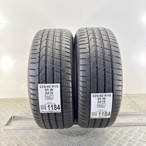 Gomme Usate 225 40 R19 89W Pirelli PZero 95% Estive