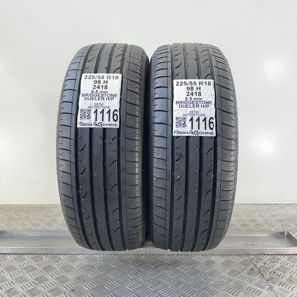 Gomme Usate 225 55 R18 98H Bridgestone Dueler H/P 93% Estive | Gomme Usate | PrimaGomme.it Gomme Usate 225 55 R18 98H Bridgestone Dueler H/P 93% Estive