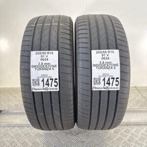 Gomme Usate 205 55 R16 91V Bridgestone Turanza 6 Estive