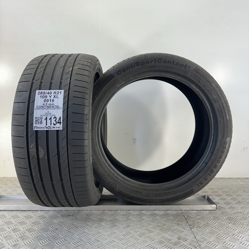 Gomme Usate 285 40 R21 XL 109Y Continental ContiSportContact 5 Estive | Gomme Usate | PrimaGomme.it Gomme Usate 285 40 R21 XL 109Y Continental ContiSportContact 5 Estive - immagine 5