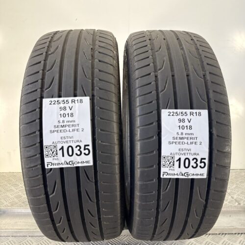 Gomme Usate 225 55 R18 98V Semperit Speed-Life 2 82% Estive