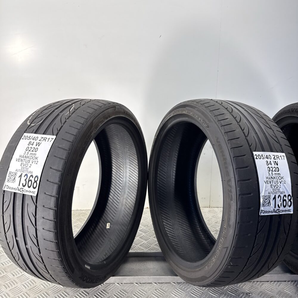 Gomme Usate 205 40 ZR17 XL 84W Hankook Ventus V12 Evo 2 Estive | Gomme Usate | PrimaGomme.it Gomme Usate 205 40 ZR17 XL 84W Hankook Ventus V12 Evo 2 Estive - immagine 6