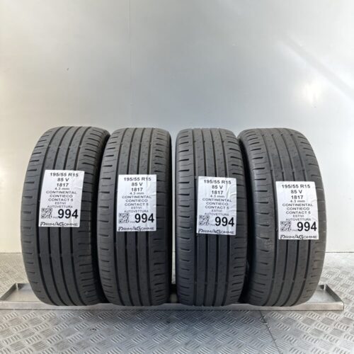 Gomme Usate 195 55 R15 85V Continental ContiEcoContact 5 Estive