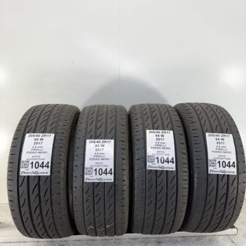 Gomme Usate 205 40 ZR17 84W Pirelli PZero Nero Estive