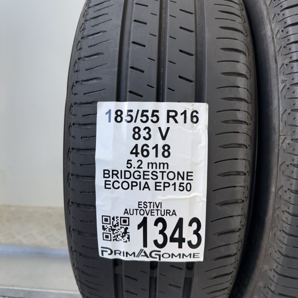 Gomme Usate 185 55 R16 83V Bridgestone Ecopia EP150 74% Estive | Gomme Usate | PrimaGomme.it Gomme Usate 185 55 R16 83V Bridgestone Ecopia EP150 74% Estive - immagine 9