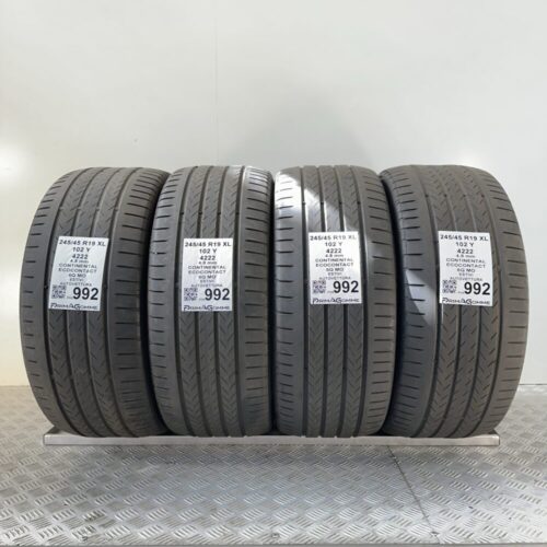 Gomme Usate estive 245 45 R19 XL 102Y Continental Ecocontact Estive