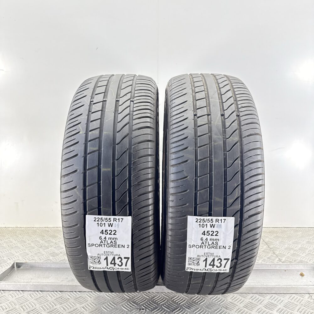 Gomme Usate 225 55 R17 101W Atlas Sportgreen 2 91% Estive | Gomme Usate | PrimaGomme.it Gomme Usate 225 55 R17 101W Atlas Sportgreen 2 91% Estive - immagine 5
