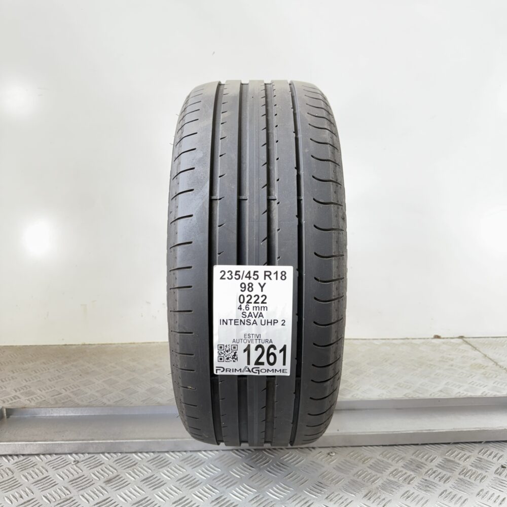 Gomma Usata 235 45 R18 98Y Sava Intensa UHP 2 Estiva | Gomme Usate | PrimaGomme.it Gomma Usata 235 45 R18 98Y Sava Intensa UHP 2 Estiva