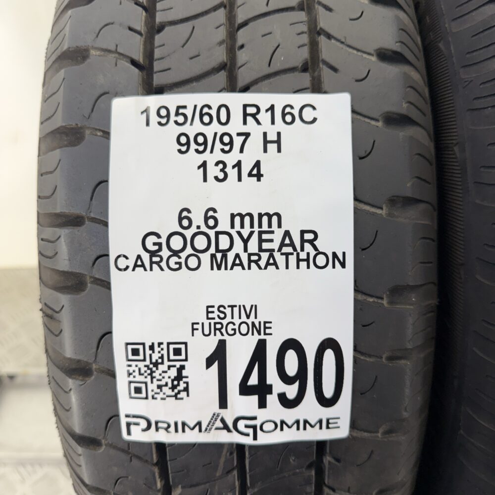 Gomme Usate 195 60 R16C 99/97H Goodyear Cargo Marathon 94% Estive | Gomme Usate | PrimaGomme.it Gomme Usate 195 60 R16C 99/97H Goodyear Cargo Marathon 94% Estive - immagine 3