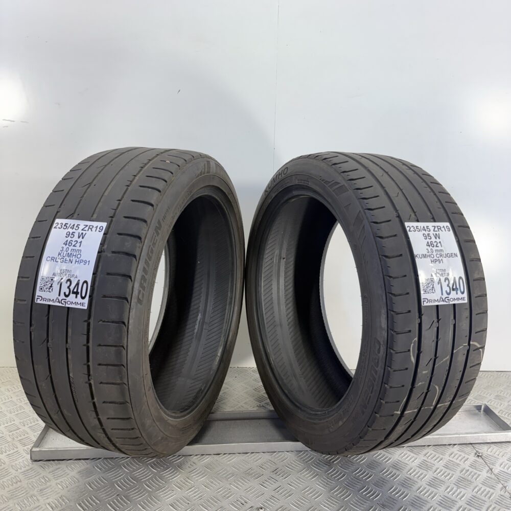 Gomme Usate 235 45 ZR19 95W Kumho Crugen HP91 Estive | Gomme Usate | PrimaGomme.it Gomme Usate 235 45 ZR19 95W Kumho Crugen HP91 Estive - immagine 9