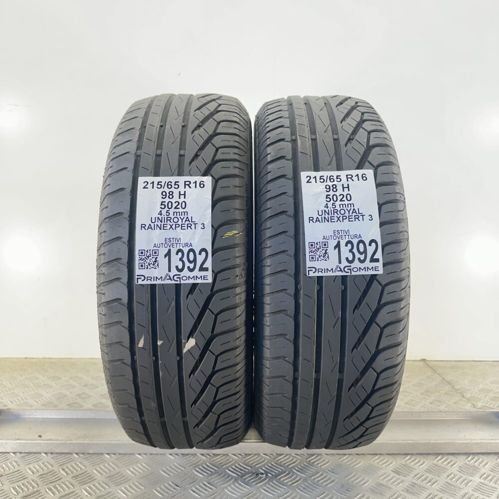 Gomme Usate 215 65 R16 98H Uniroyal Rainexpert 3 Estive | Gomme Usate | PrimaGomme.it Gomme Usate 215 65 R16 98H Uniroyal Rainexpert 3 Estive