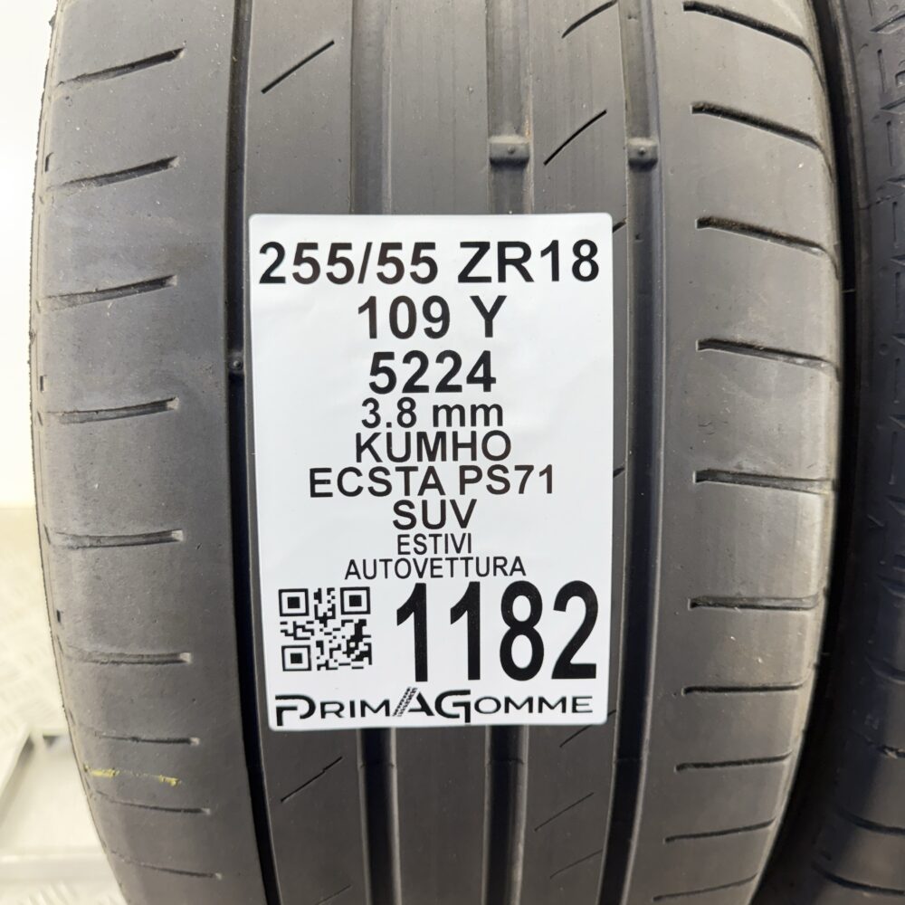 Gomme Usate 255 55 ZR18 109Y Kumho ECSTA PS71 Estive | Gomme Usate | PrimaGomme.it Gomme Usate 255 55 ZR18 109Y Kumho ECSTA PS71 Estive - immagine 8