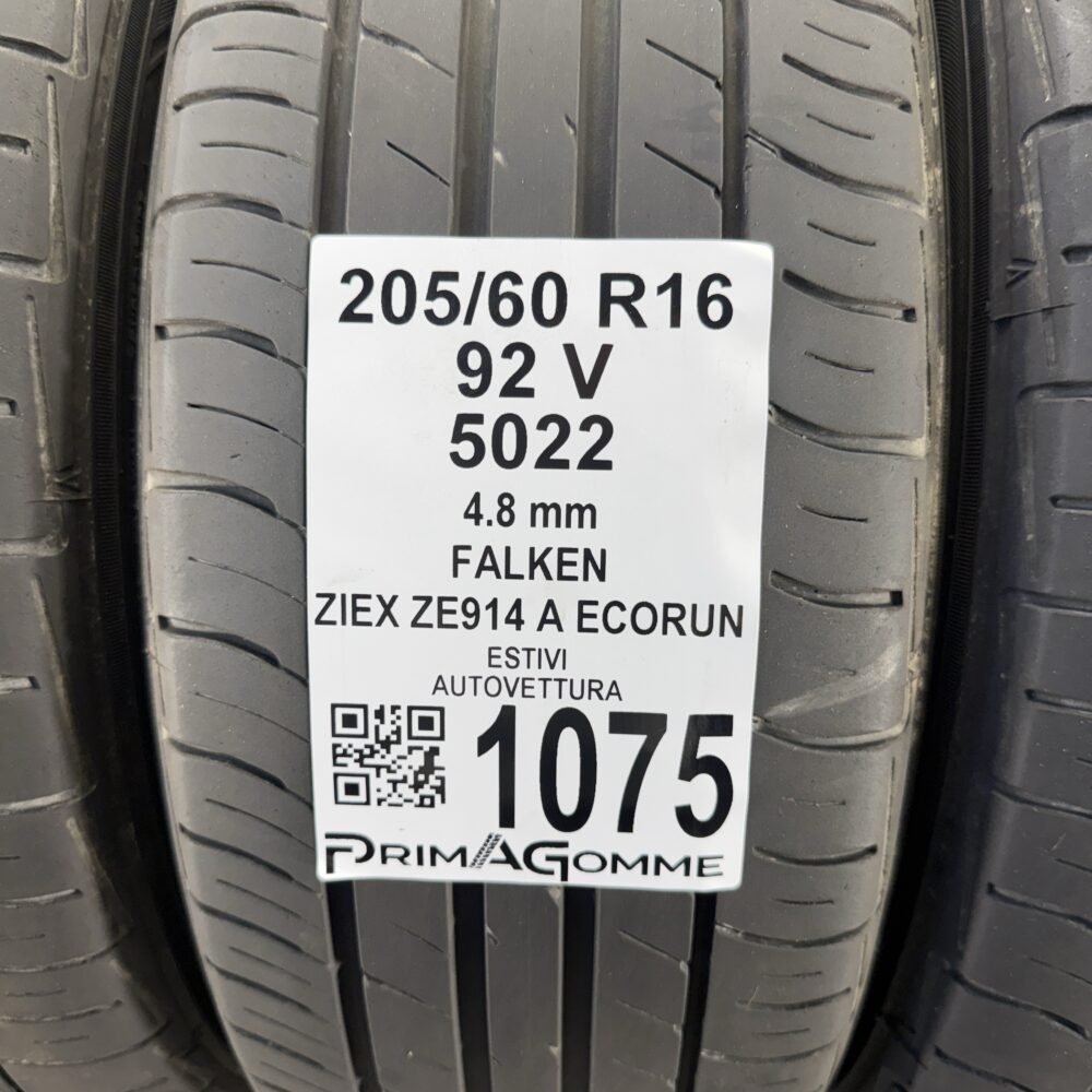 Gomme Usate 205 60 R16 92V Falken Ziex ZE914 A Ecorun Estive | Gomme Usate | PrimaGomme.it Gomme Usate 205 60 R16 92V Falken Ziex ZE914 A Ecorun Estive - immagine 3