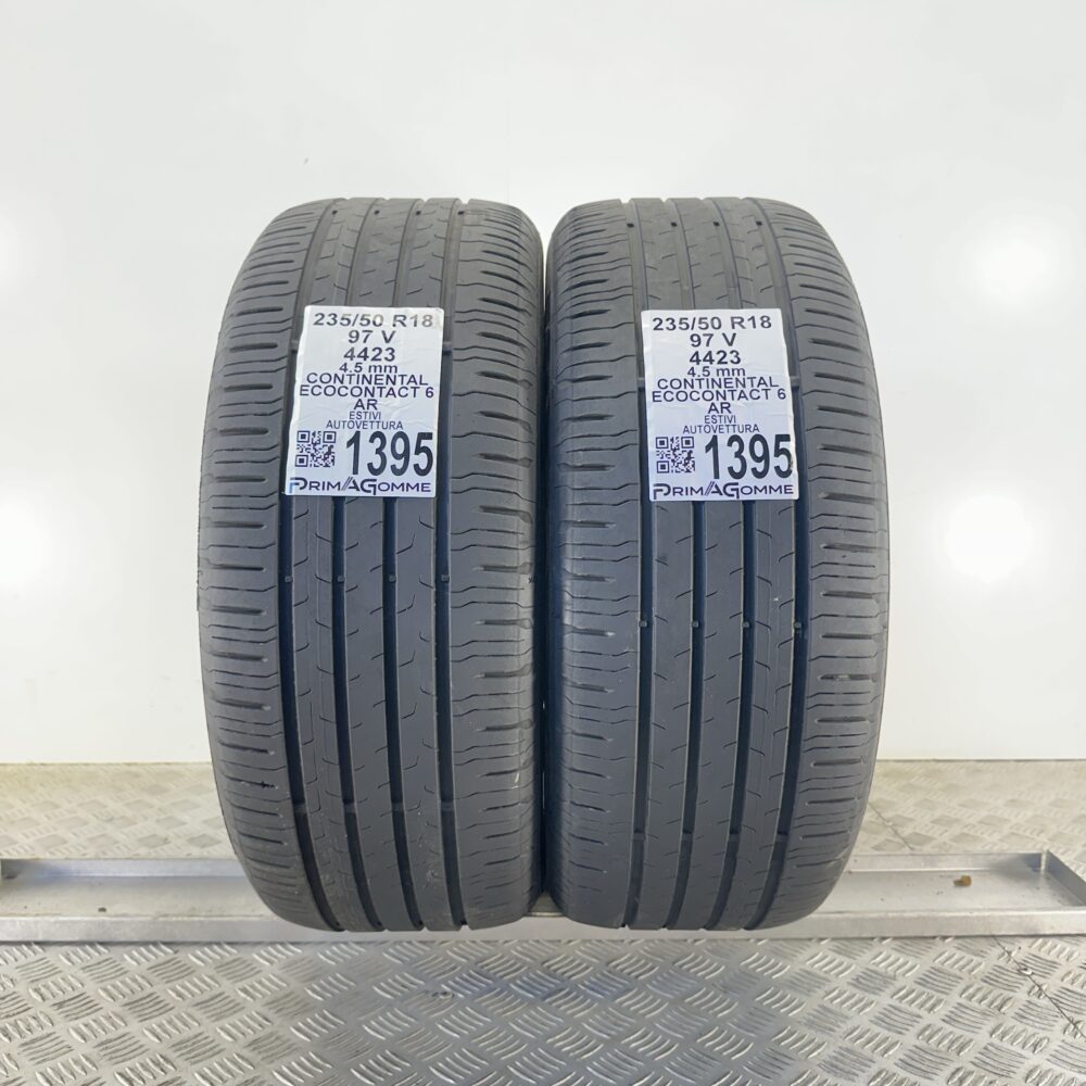 Gomme Usate 235 50 R18 97V Continental Ecocontact 6 Estive | Gomme Usate | PrimaGomme.it Gomme Usate 235 50 R18 97V Continental Ecocontact 6 Estive