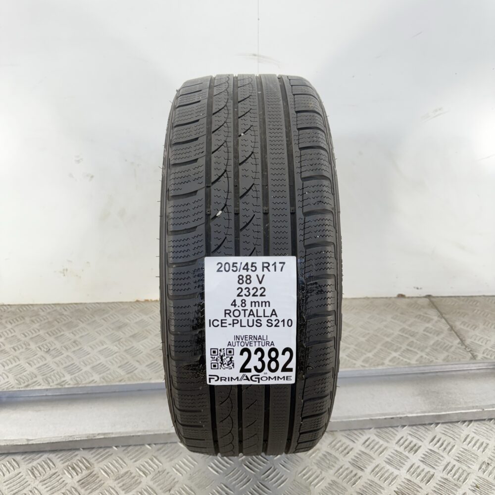 Gomma Usata 205 45 R17 88V Rotalla Ice-Plus S210 Invernale | Gomme Usate | PrimaGomme.it Gomma usata 205 45 R17 Rotalla Ice-Plus S210 - foto 9