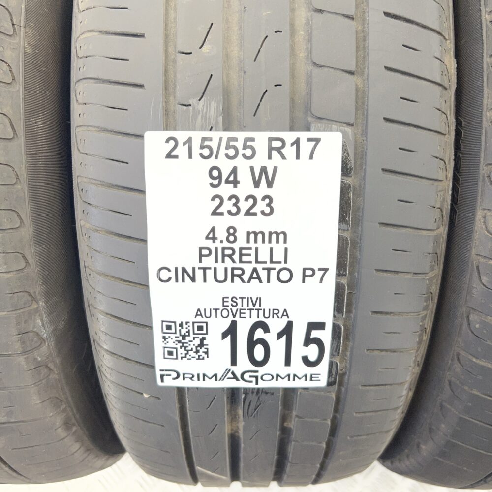 Pneumatici Usati 215 55 R17 94W Pirelli Cinturato P7 Estive | Gomme Usate | PrimaGomme.it Pneumatici usati 215 55 R17 Pirelli Cinturato P7