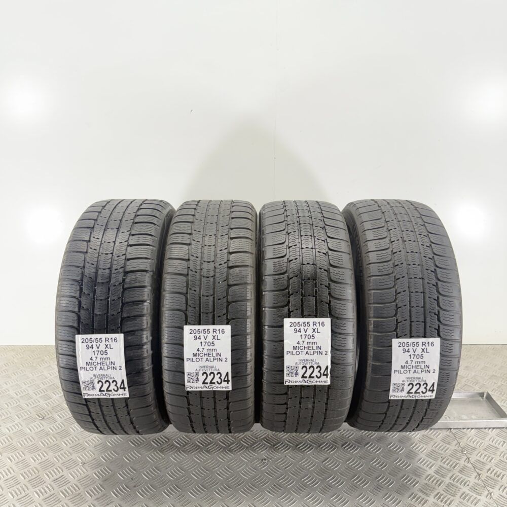 Gomme Usate 205 55 R16 XL 94V Michelin Pilot Alpin 2 Invernali | Gomme Usate | PrimaGomme.it Gomme usate 205 55 R16 Michelin Pilot Alpin 2 - foto 14