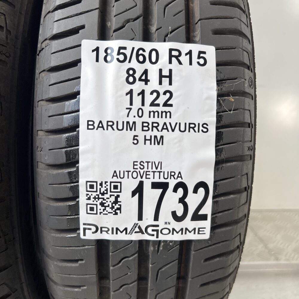 Gomme Usate 185 60 R15 84H Barum Bravuris 5 HM 95% Estive | Gomme Usate | PrimaGomme.it Gomme usate 185 60 R15 Barum Bravuris 5 HM - foto 4