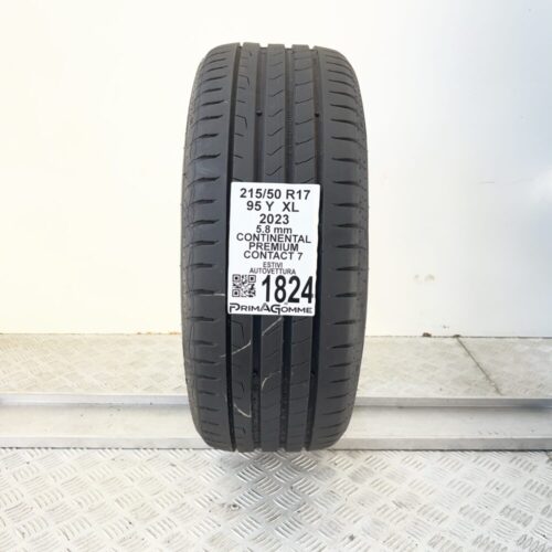 Pneumatico Usato 215 50 R17 XL 95Y CONTINENTAL Premium Contact 7 83% Estivo