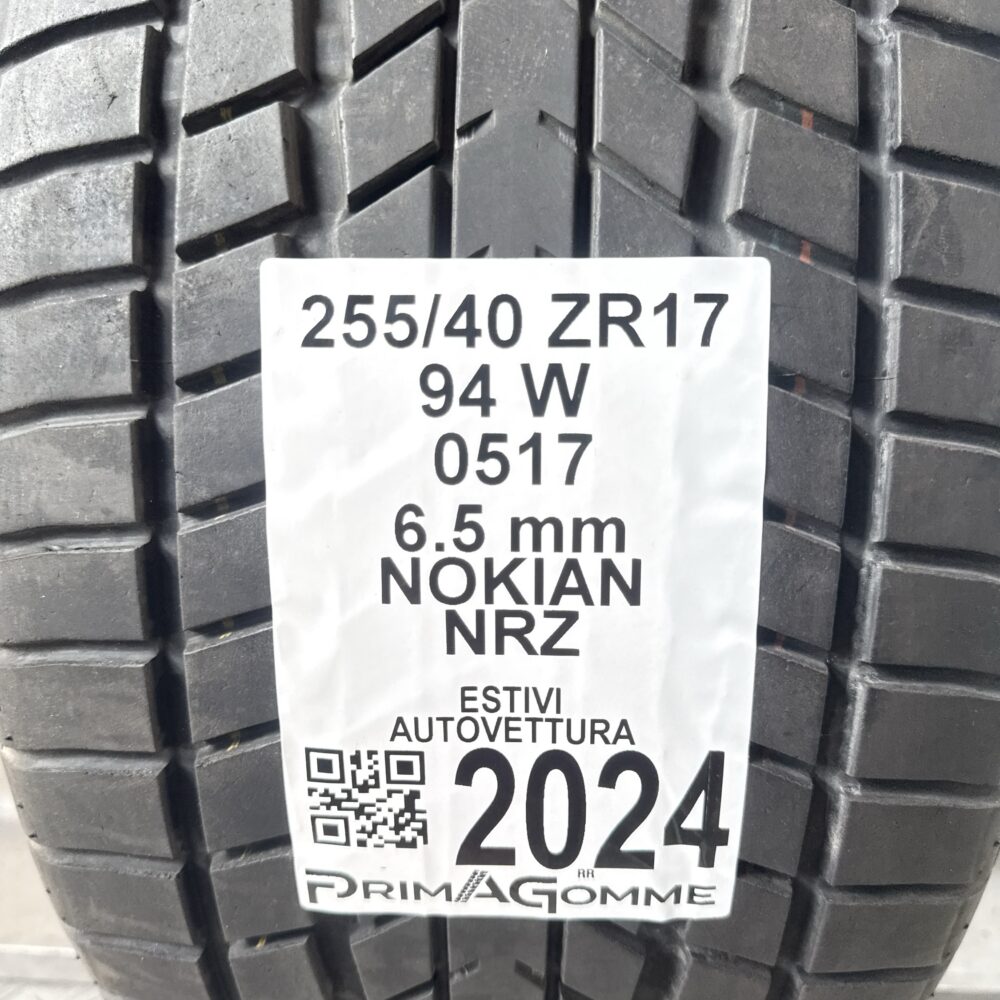 Pneumatico Usato 255 40 ZR17 94W Nokian NRZ 93% Estivo | Gomme Usate | PrimaGomme.it Pneumatico usato 255 40 ZR17 Nokian NRZ - foto 5