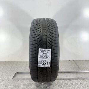 Gomma Usata 255 40 R21 XL 102T Continental Winter Contact TS870P 81% Invernale