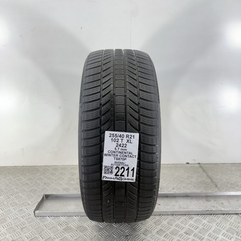Gomma Usata 255 40 R21 XL 102T Continental Winter Contact TS870P 81% Invernale | Gomme Usate | PrimaGomme.it Gomma usata 255 40 R21 Continental Winter Contact TS870P - foto 8