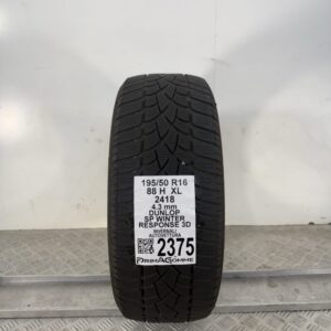 Gomma Usata 195 50 R16 XL 88H Dunlop SP Winter Response 3D Invernale