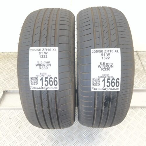 Pneumatici Usati 205 50 ZR16 XL 91W Winrun R330 79% Estive