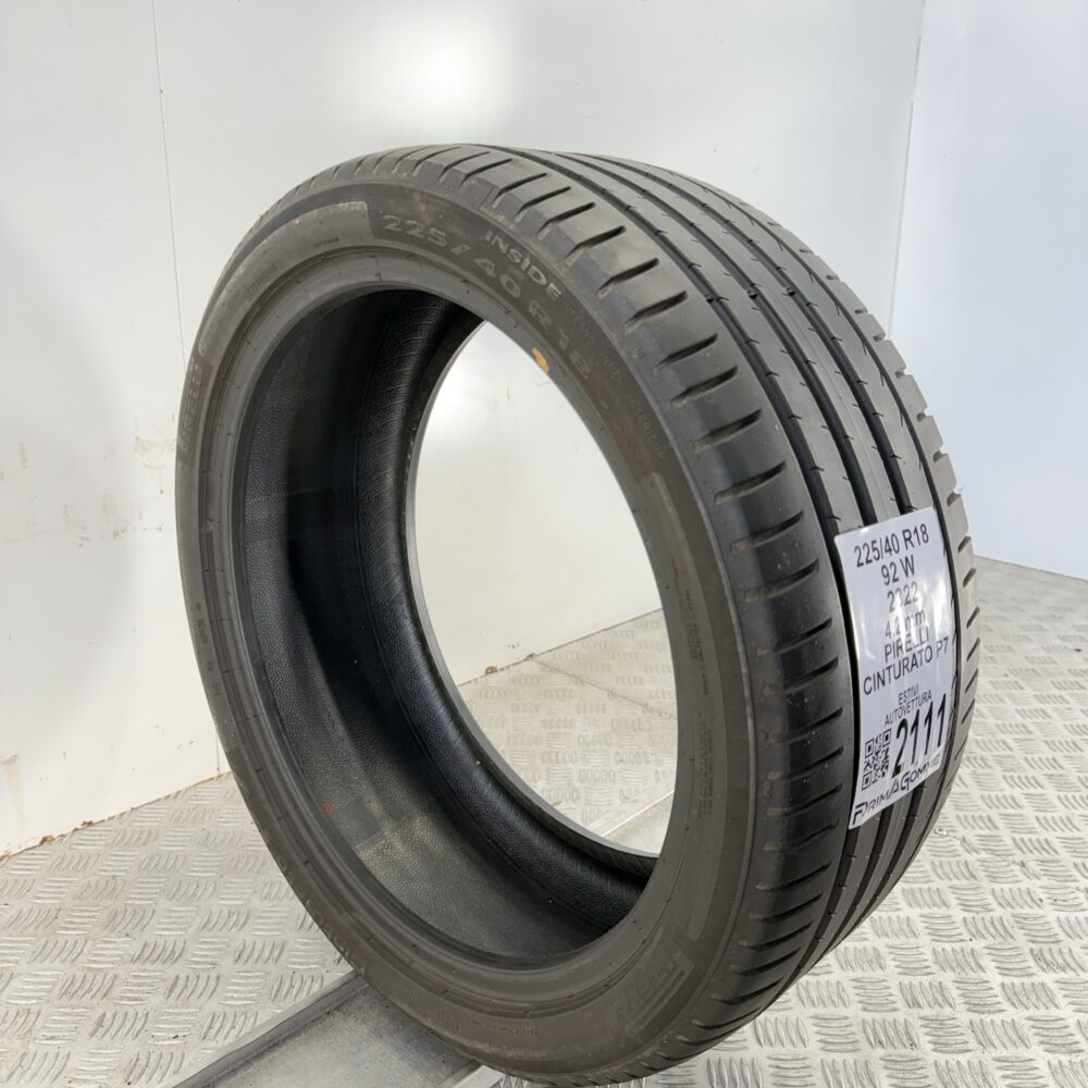 Pneumatico Usato 225 40 R18 92W Pirelli Cinturato P7 Estivo | Gomme Usate | PrimaGomme.it Pneumatico usato 225 40 R18 Pirelli Cinturato P7 - foto 4
