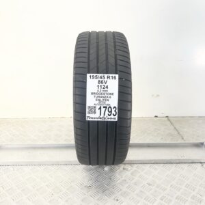 Pneumatico Usato 195 45 R16 86V Bridgestone Turanza 6 Enliten Estivo