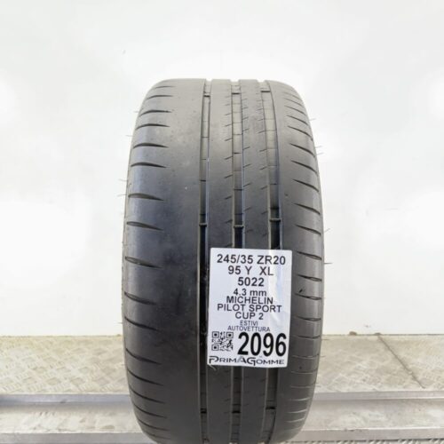 Pneumatico Usato 245 35 ZR20 XL 95Y Michelin Pilot Sport Cup 2 Estivo